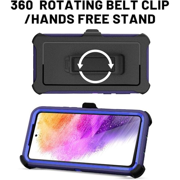 AICase for Samsung Galaxy A73 5G Case (2022) with Belt-Clip Holster - Picture 4 of 6